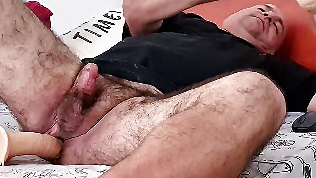 Ass, Doggy, Dildo, Fleshlight, Spreading, Cumming - Daddy Loves Playing for You!