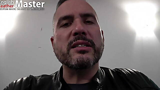 POV handjob by leather gloved Master PREVIEW