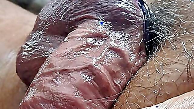 My Oiled Veiny Penis Shooting Cum
