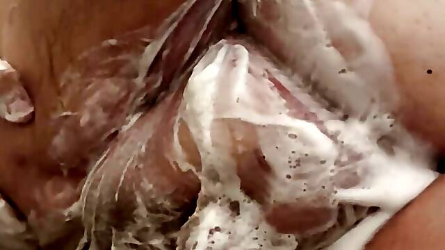 Soapy shower play