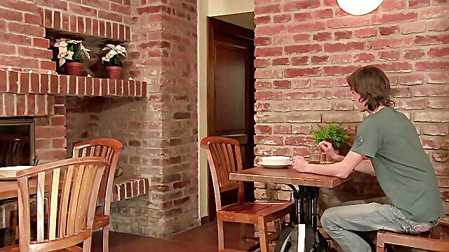 Very horny homosexual couple enjoys anally fucking