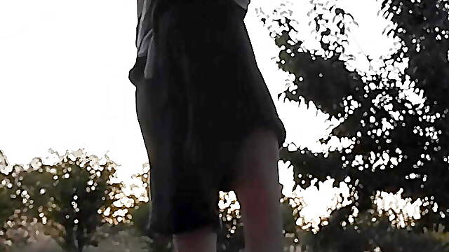 They Caught Me Naked and Handjob in Public