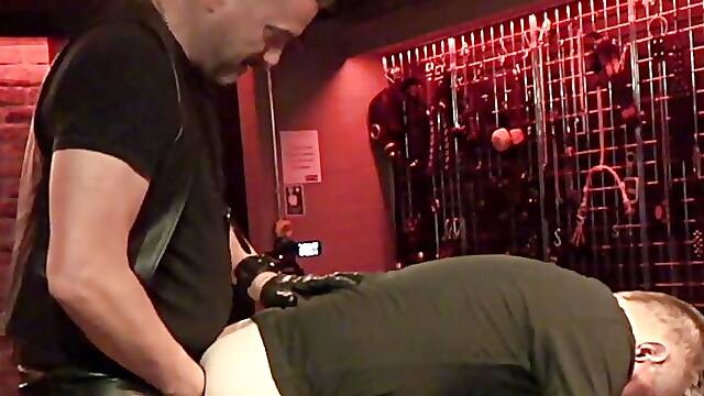 Uncut mature leather Master blowjob and fucking PREVIEW