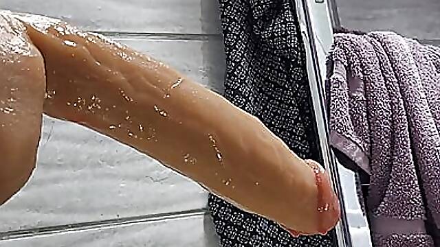 Playing with my dildo