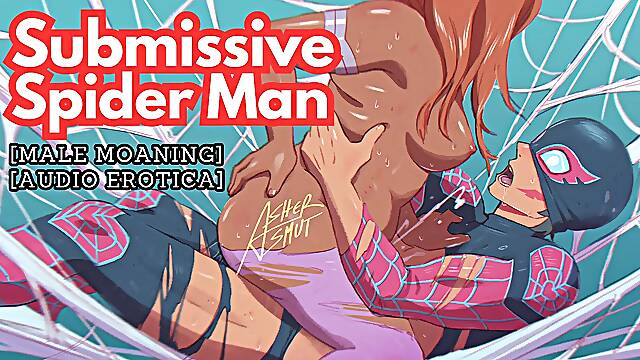 Submissive Spider-Man begs you for permission to cum Dirty Talk ASMR Male Moaning Audio