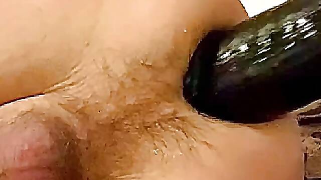 Part 1 of how I warm up with black mini to get hot for biggest to snuggle down in my hairy sloppy male cunt