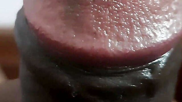 A Guy Is Indulging in a Personal Pleasure Session.