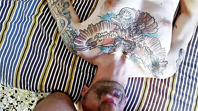 Big and deep blowjob