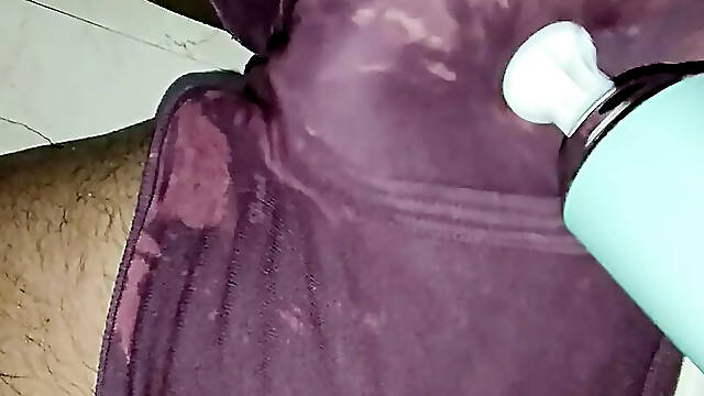 Desi stright boy massage his Dick with massager