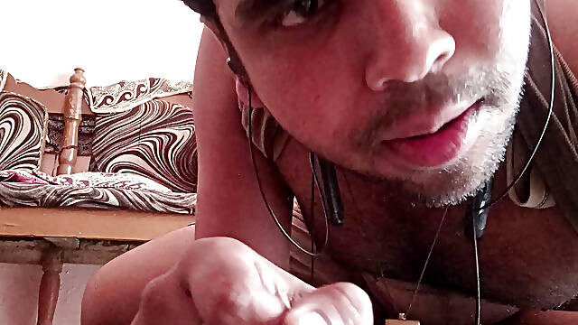 Watching xhamester style porn at home alone