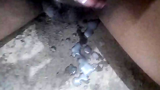 Cum in bottle by Indian gay