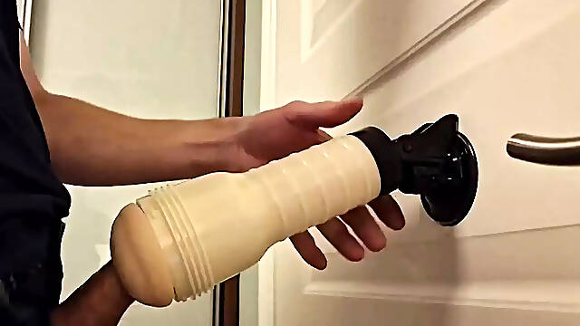 Intense fleshlight fucking