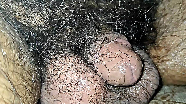 My friends dick is small and hairy