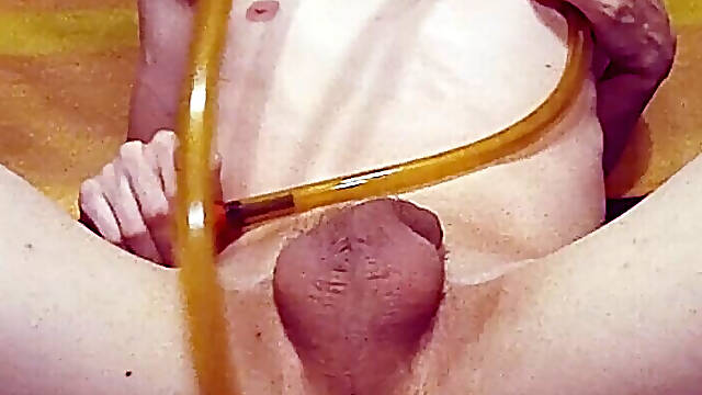 Inflating a Condom inside my Ass and then Fisting myself