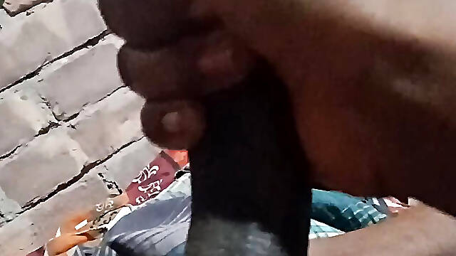 Long Latino twist cock including big ball and handjob