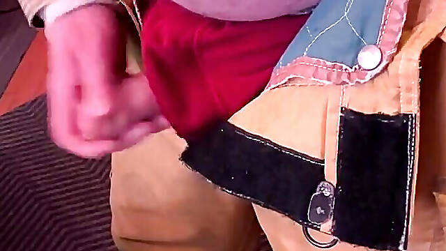 Cum on Fireman Turnout Pants