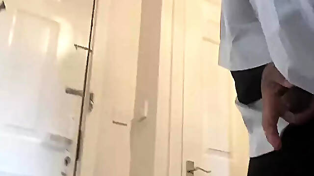 Naughty priest show off his big dick and fuck an altar boy