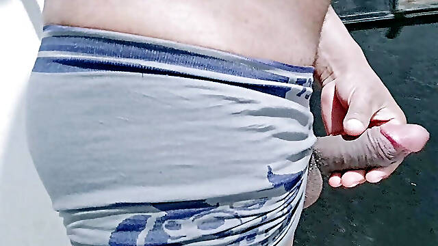 Masturbating In The Public Bathroom