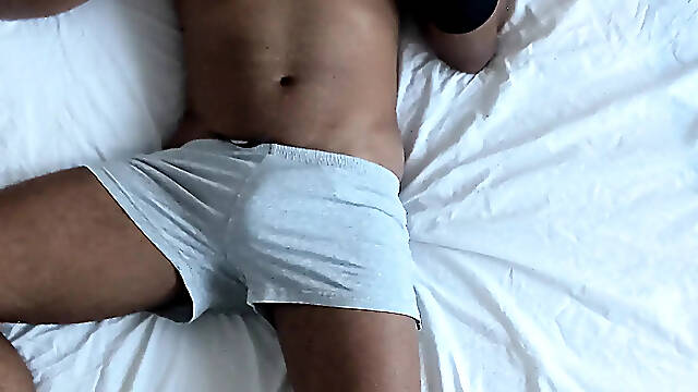 Uncut Streaming Bulge In Tight Underwear