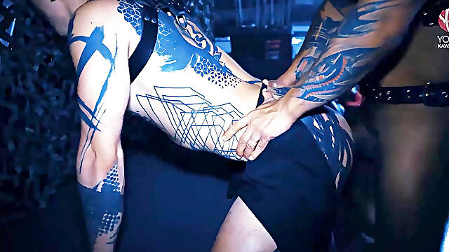 Yoshikawasakixxx - Sub Asian Gay Yoshi Kawasaki Spitroasted in Gay Threesome