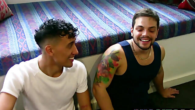 Aussie Couple Kaleb and Aksen Make Out and Breed Raw