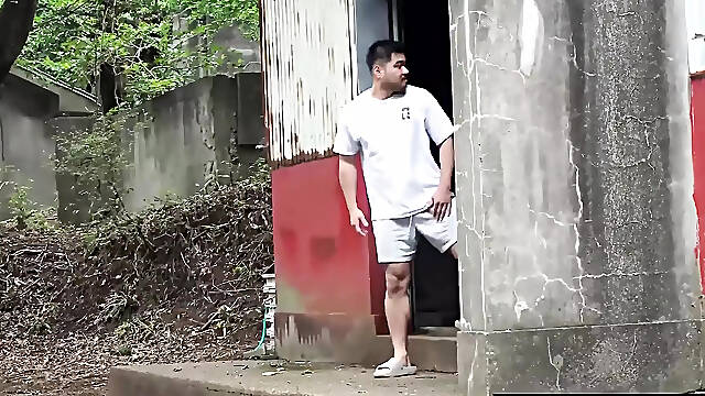 Two Muscled Gays Hiroya and Ryuji Tears up Horny Bottom Rio