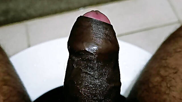 Cum in bathroom 1