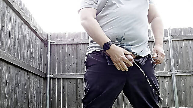 Pissing and playing