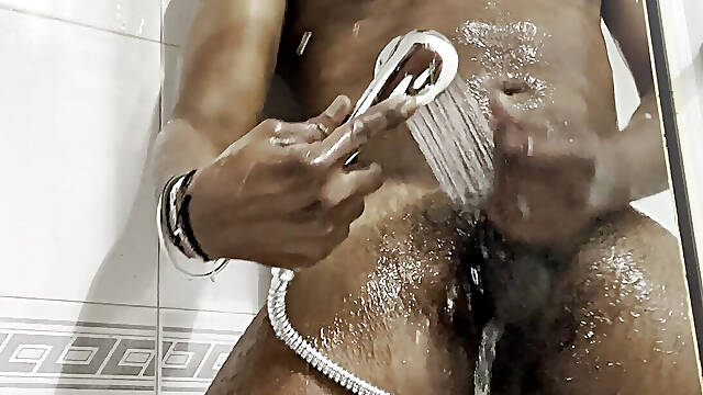 Orly cum in the shower