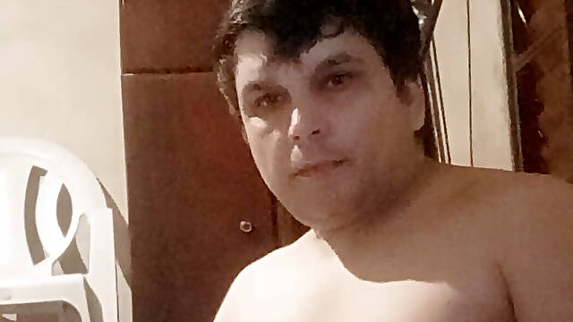 I put cum on my breasts after jerking off