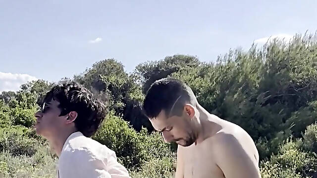 Hot daddy fucking twink with big ass and cock