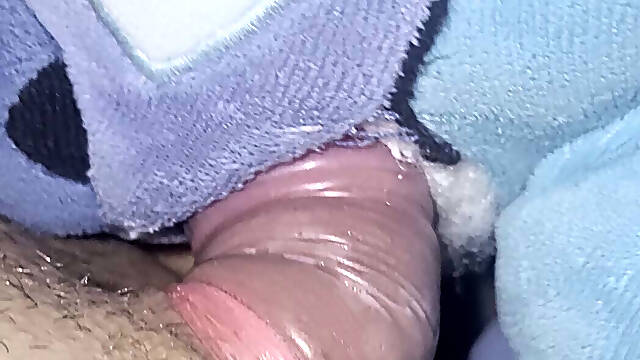 Plushie sucking my cock