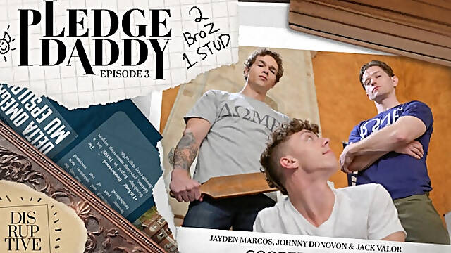 DISRUPTIVEFILMS Pledge Daddy 3 DOUBLE DOMED Twink Jock SPANKED &amp; DAPd