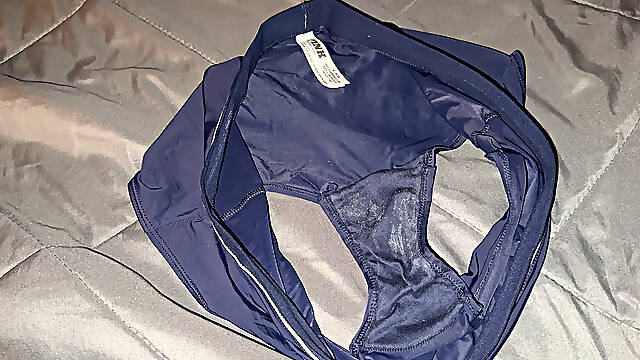 Nurses blue satin panty