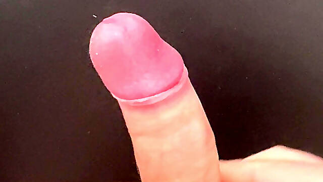 Detailed big dick masturbation with big cumshot