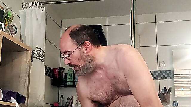 Cumming after taking shower 2