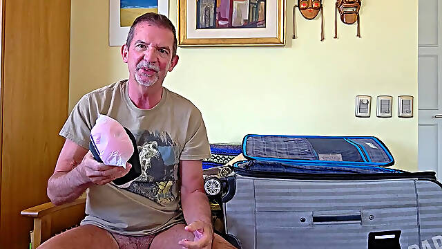 Pervy PapiFachero Show and Tell with his new sex toy collection!