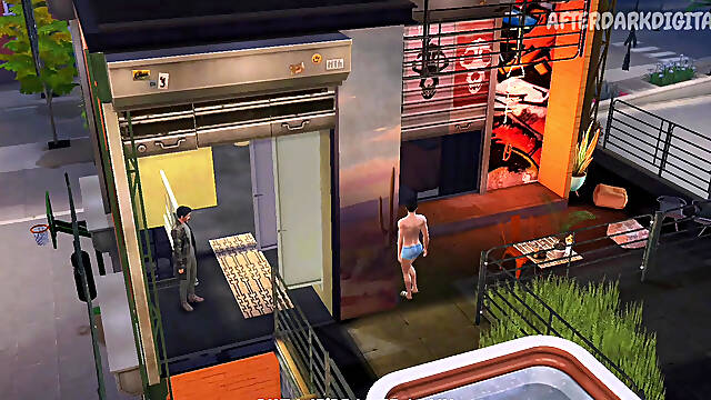 Caught Above It All - Sims 4 Gay 3D Machinima Animation