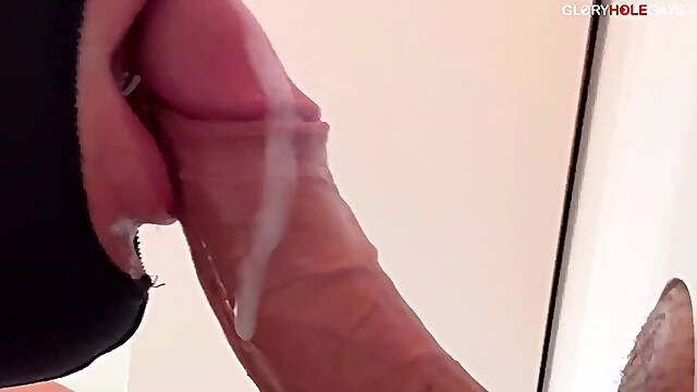 He Pushed His Xl Cock Through - I Couldnt Resist