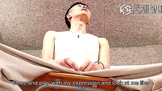 No.ksgh10 Climax Labs Ep.49 White Tank Tops Guy, Has a Long Lasting Huge Cock and Super Thick Cum Jets! Ep.1-4