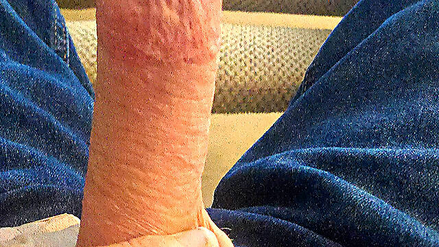 Cuck Hubby Strokes As Wife Sucks Cock