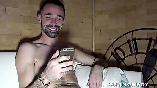 James fucked raw in sauna by straight boy curious