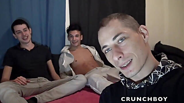 Sexy twink fucked raw in jockstrap by Latino twink