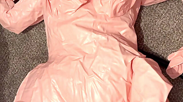 Inflating and fucking a super large blow up doll