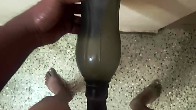 Enjoying inside the bottle