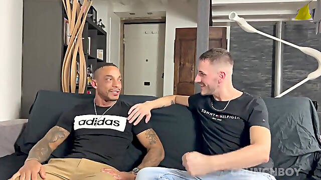 N athan fucked raw by sexy top Latino