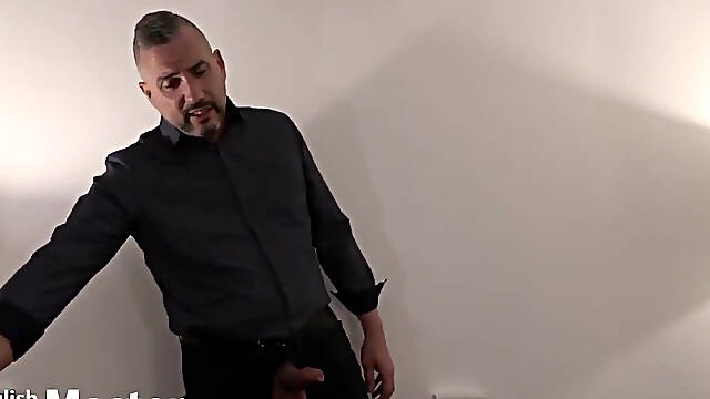 Teacher Uses Masturbator and Gives JOI