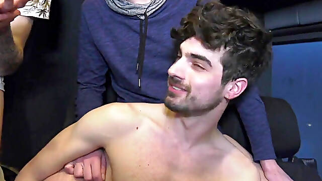 Amazign gang bang in bus oin the road in Paris 2