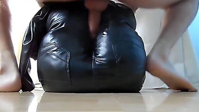 Fucking leather ass