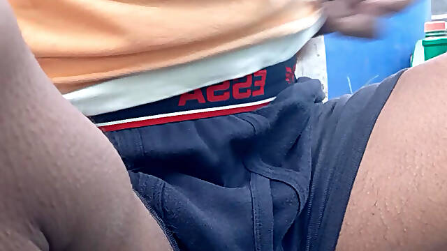 Pee Black Big Cock Handjob Desi Man